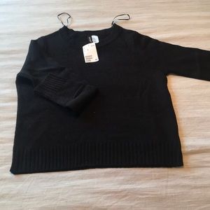 H&M Black Crew Neck Sweater